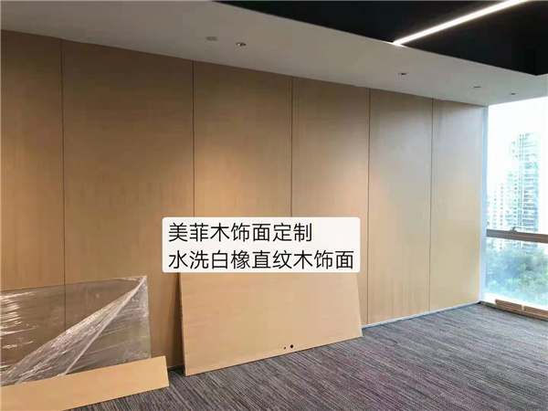 水洗白橡直纹木饰面